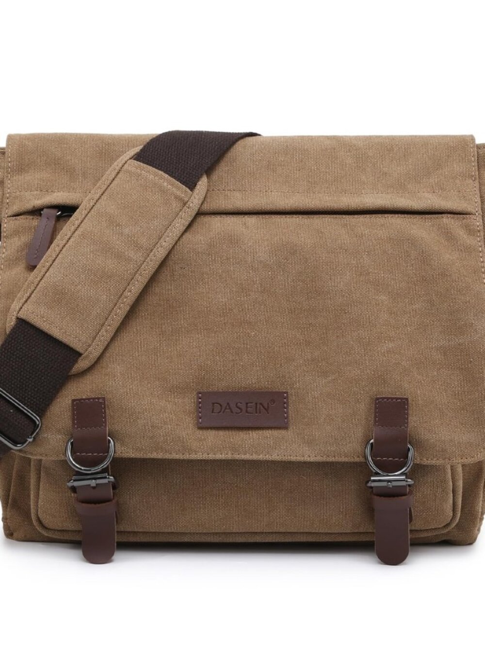 Large Vintage Canvas Messenger Shoulder Bag Travel Crossbody Purse Briefcase